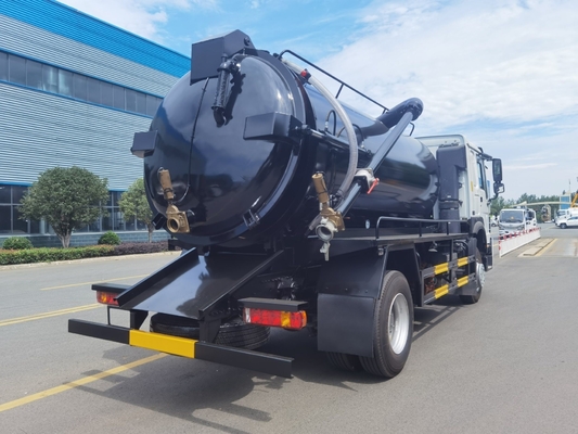 Verkoop 6X4 336 pk gebruikte septic tank trucks met dieselbrandstof en Euro 2 emissie standaard