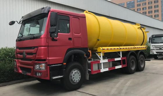 EEG-gecertificeerde 10-wieler 6X4 Sinotruk HOWO Gebruikte septische pomptrucks met 12r22.5 banden
