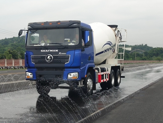 Op maat gemaakte aanvraag Tweedehands Shacman 8/9/10m3 Gebruikte Betonmixer Truck met pomp