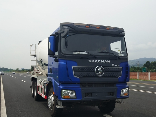 Op maat gemaakte aanvraag Tweedehands Shacman 8/9/10m3 Gebruikte Betonmixer Truck met pomp