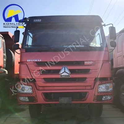 Handgeschakelde transmissie type Sinotruk Gebruikt HOWO 10 Wielen Tipper 6X4 Mining Dump Truck