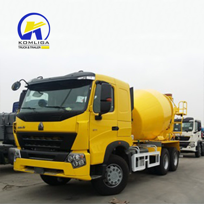 8560X2496X3800mm Gebruikte HOWO 6cbm 8cbm 9cbm Zelflaadende Betonmengtruck met pomp