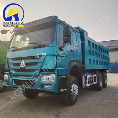 Voorste Lifting Style HOWO 6X4 10 Wielen 371HP Mini Tipper Gebruikte Dump Truck tegen betaalbare prijs