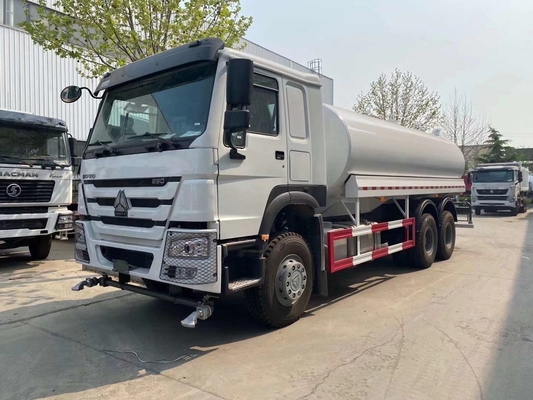 371HP 6X4 20000L 25000L water tank truck met Zf8118 stuur en Pto transmissie