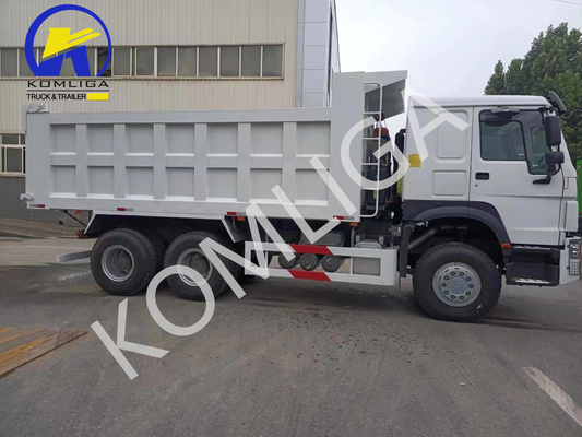 Gebruikte Sinotruck HOWO 6X4 371HP Tipper Dumper met vooras 9 ton laadvermogen