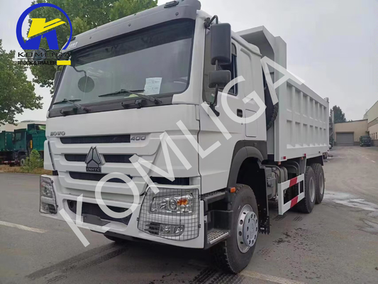 Gebruikte Sinotruck HOWO 6X4 371HP Tipper Dumper met vooras 9 ton laadvermogen