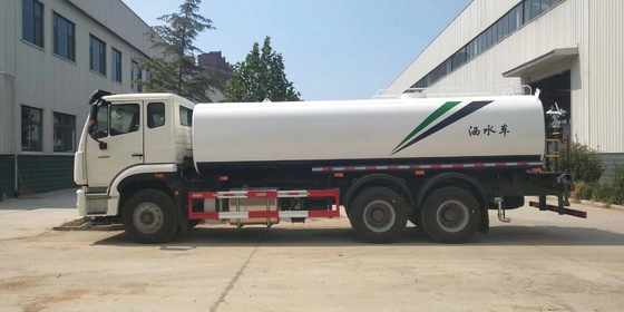 Sinotruck HOWO 371HP 6X4 roestvrij staal drinkwatertruck met 400L brandstoftank