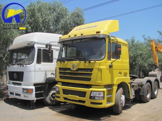 Shacman F3000 6X4 Semi-trailer Head Prime Mover Gebruikte trekker Truck met 300L brandstoftanker
