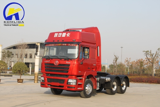 Gele Shacman F3000 6X4 10 wielen Semi-trailer Head Prime Mover Gebruikte trekker Truck