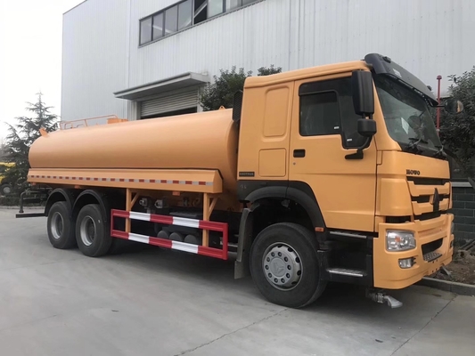 SINOTRUK HOWO 6X4 Gebruikte brandstoftankwagen 20m3 25m3 375 pk 371 pk Wd615.69 Motorvermogen&gt;8l