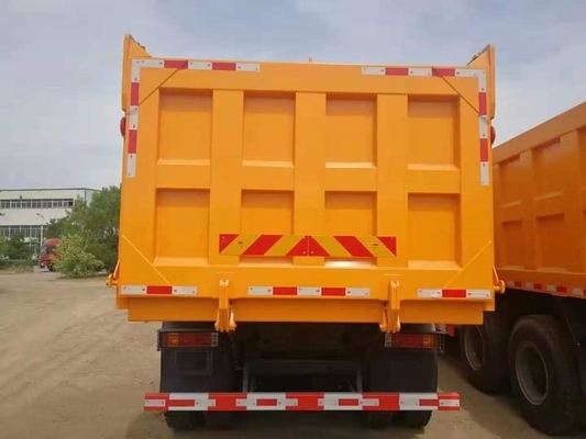 9 ton laadvermogen witte Shacman F3000 6X4 gebruikte dump truck