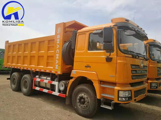 Shacman 6×4 10 Wheeler 371HP Mini Tipper Dumper Gebruikte dumper Truck met een slaapcabine