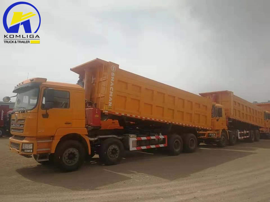 Shacman 6×4 10 Wheeler 371HP Mini Tipper Dumper Gebruikte dumper Truck met een slaapcabine