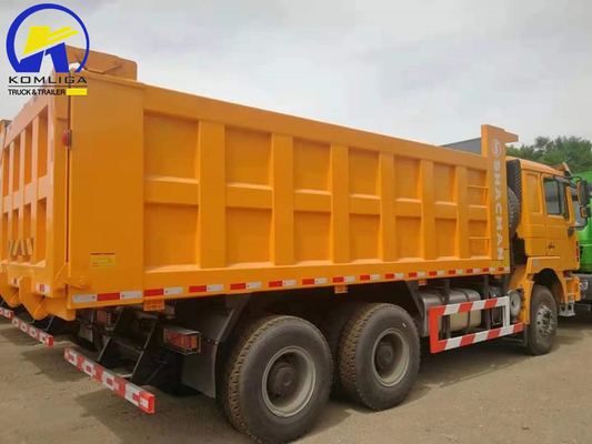 Shacman 6×4 10 Wheeler 371HP Mini Tipper Dumper Gebruikte dumper Truck met een slaapcabine