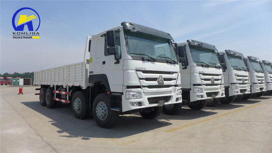 Sinotruk Sinotruck HOWO Hohan 8*4 Sidewall Drop Flatbed Truck met volop aanhangwagen