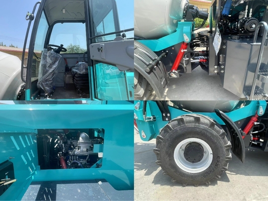 Mixer Truck Zelflaadende Betonmixer met handgeschakelde transmissie