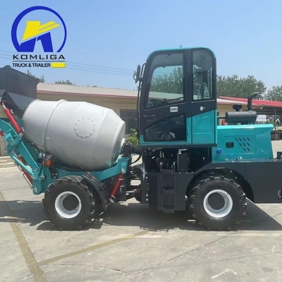 Zelflaadende 1,5 m3 2 m3 Diesel Hydraulische Betonmixer voor zware constructies