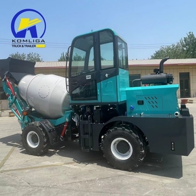 Zelflaadende 1,5 m3 2 m3 Diesel Hydraulische Betonmixer voor zware constructies