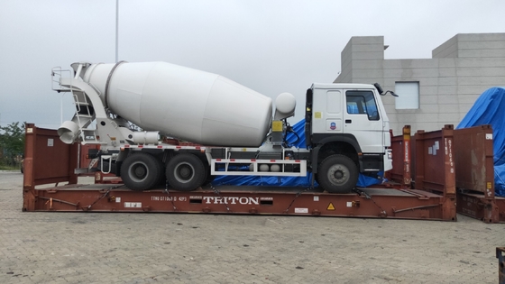 8-10cbm HOWO Shacman Cement Mixer Truck Manuele transmissie voor Afrika