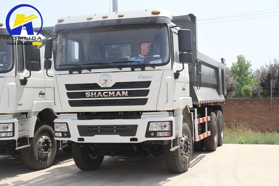 375 pk Low Mileage Shacman 6X4 10 Wheeler Mining Tipper Tipping Dumper Gebruikte dumptruck