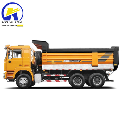 10 Wheeler 371HP Mining Tipper Tipping Dumper Gebruikte dumptruck met 300L brandstoftanker