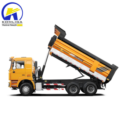 10 Wheeler 371HP Mining Tipper Tipping Dumper Gebruikte dumptruck met 300L brandstoftanker