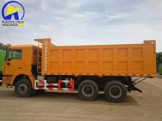 Shacman 6X4 10 Wheeler 371HP Mining Tipper Dumper Truck met banden