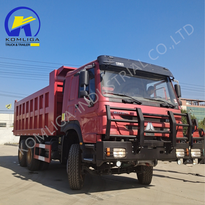 6X4 20-30 ton zwaar werk 3 as 10 wielen Sinotruk HOWO dumptruck met Hw76 cabine