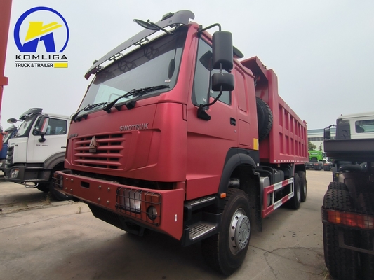 351-450 pk Euro 5 6X4 20-30 ton zwaar werk 3 as 10 wielen Sinotruk HOWO Gebruikte dumper