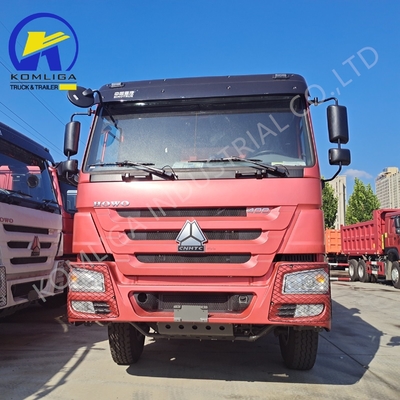 6X4 20-30 ton zware 3 as 10 wielen Sinotruk HOWO Gebruikte dumper met 371 pk