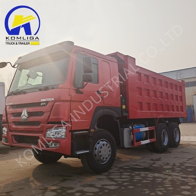 Tweedehands Euro 5 6X4 20-30 ton Zwaar werk 3 as 10 wielen Sinotruk HOWO Dump Truck