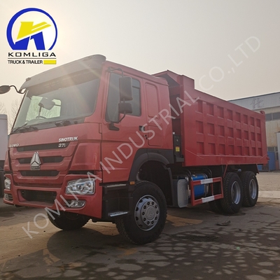 Tweedehands Euro 5 6X4 20-30 ton Zwaar werk 3 as 10 wielen Sinotruk HOWO Dump Truck