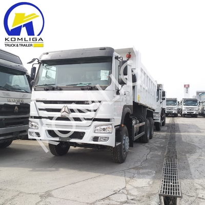 6X4 20-30 ton Zwaar werk 3 as 10 wielen Sinotruk HOWO Dump Truck met lage kilometers
