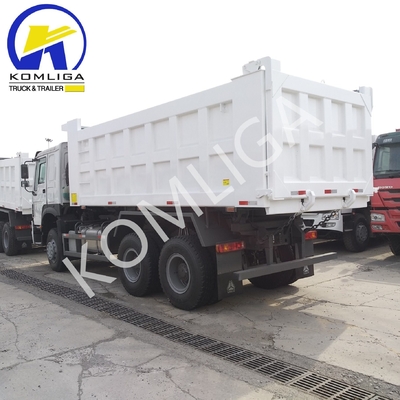 6X4 20-30 ton Zwaar werk 3 as 10 wielen Sinotruk HOWO Dump Truck met lage kilometers