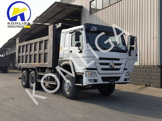 6X4 20-30 ton Zwaar werk 3 as 10 wielen Sinotruk HOWO Dump Truck met lage kilometers
