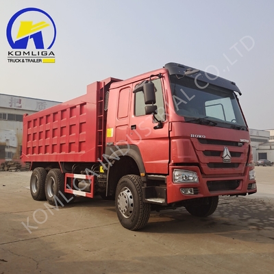 Gebruikte Sinotruk HOWO Dump Truck 10 Wielen 3 As 6X4 Low Mileage Heavy Duty 8500*2500*3400mm