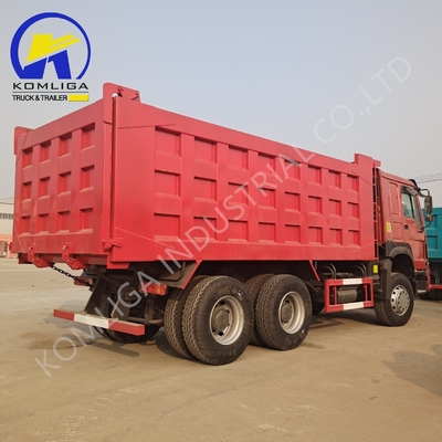 Gebruikte Sinotruk HOWO Dump Truck 10 Wielen 3 As 6X4 Low Mileage Heavy Duty 8500*2500*3400mm