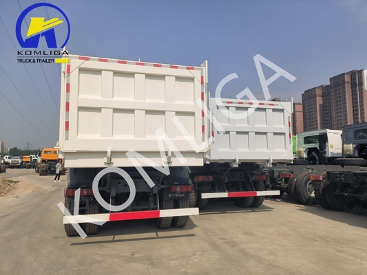 Ventrale tipper Hydraulisch tillen 6X4 Zwaar werk 3 as 10 wielen Sinotruk HOWO Dump Truck