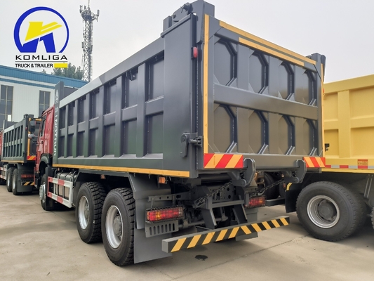 6X4 zware 3 as 10 wielen Sinotruk HOWO Gebruikte dumper met hoge laadcapaciteit
