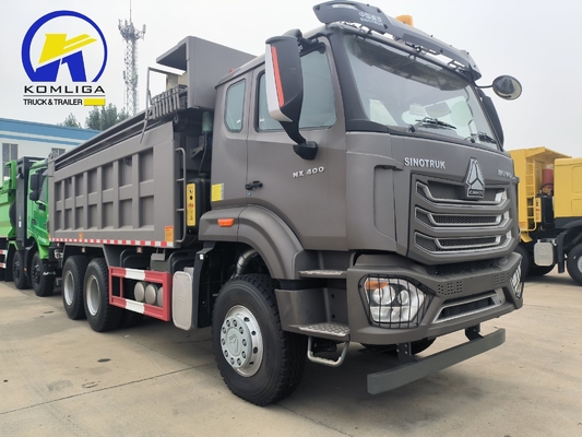 6X4 zware vrachtwagen met 3 assen 10 wielen gebruikte dumper met achteras 16 ton laadvermogen