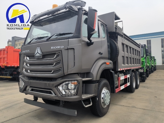 6X4 zware vrachtwagen met 3 assen 10 wielen gebruikte dumper met achteras 16 ton laadvermogen