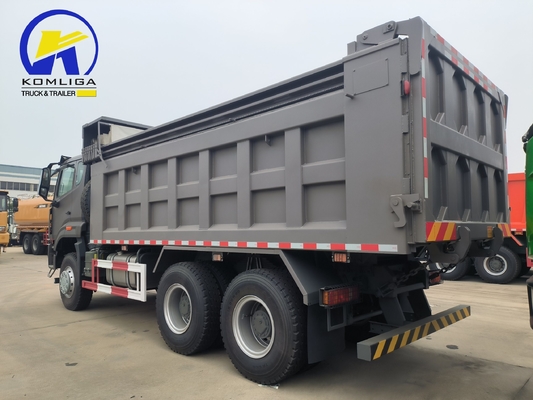6X4 zware vrachtwagen met 3 assen 10 wielen gebruikte dumper met achteras 16 ton laadvermogen