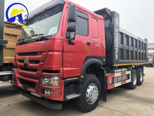 6X4 zware vrachtwagen met 3 assen 10 wielen gebruikte dumper met achteras 16 ton laadvermogen