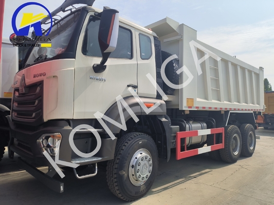 Diesel 6X4 20-30 ton Zwaar werk 3 as 10 wielen Sinotruk HOWO Gebruikte trekker vrachtwagen