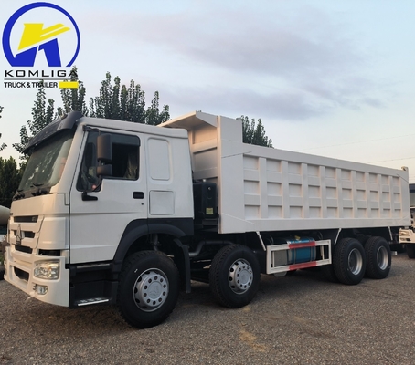 Gebruikte dumptruck 371 pk 380 pk 400 pk 40 ton Sinotruk HOWO Tipper Truck 8x4 12 wielen