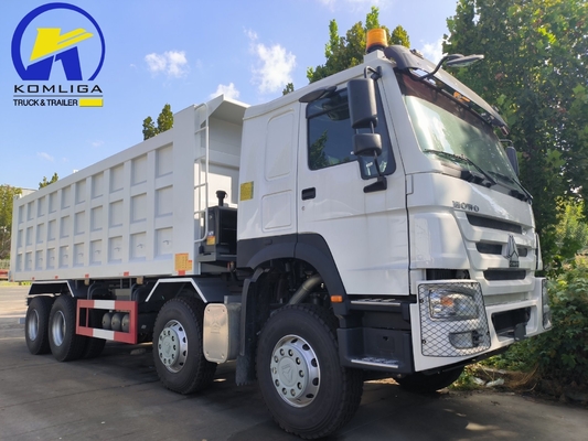 Gebruikte dumptruck 371 pk 380 pk 400 pk 40 ton Sinotruk HOWO Tipper Truck 8x4 12 wielen