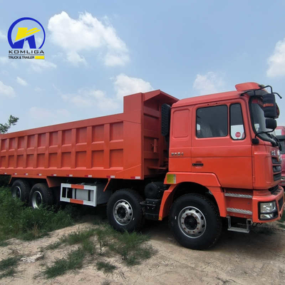 Ventrale tipper Hydraulisch tillen Tweedehands Shacman F3000 8X4 Gebruikte dumptruck in Zimbabwe