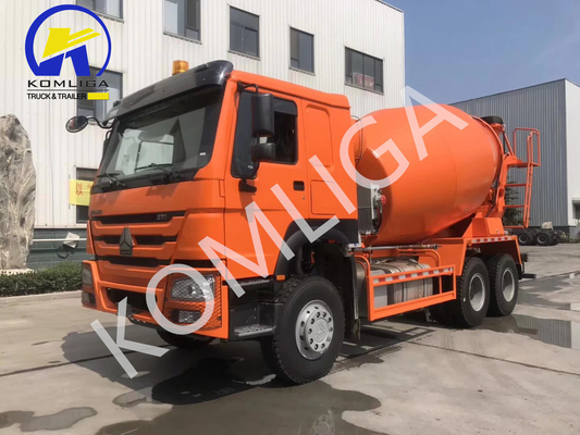 Sinotruk Construction Mobile 6X4 Gebruikte cementmixer met Zf8118 stuursysteem