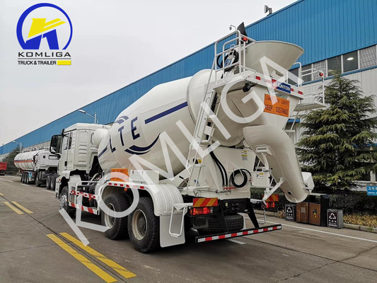 Sinotruk 6X4 Gebruikte mijnbetonmengtruck met 16 ton laadvermogen Achteras