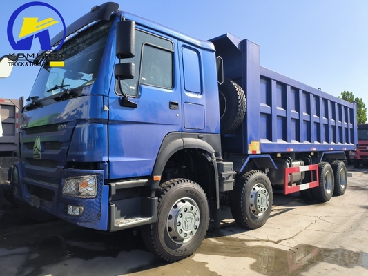 Gebruikte HOWO Dump Truck 8X4 12wheel 371HP 380HP 400HP Front Lifting Style goede staat